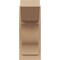 Ekena Millwork 8-in W x 12-in D x 20-in H Funston Slat Rough Cedar Woodgrain TimberThane Outlooker, Primed Tan OUTUR080X12X20FST24RCPR - alternate 6